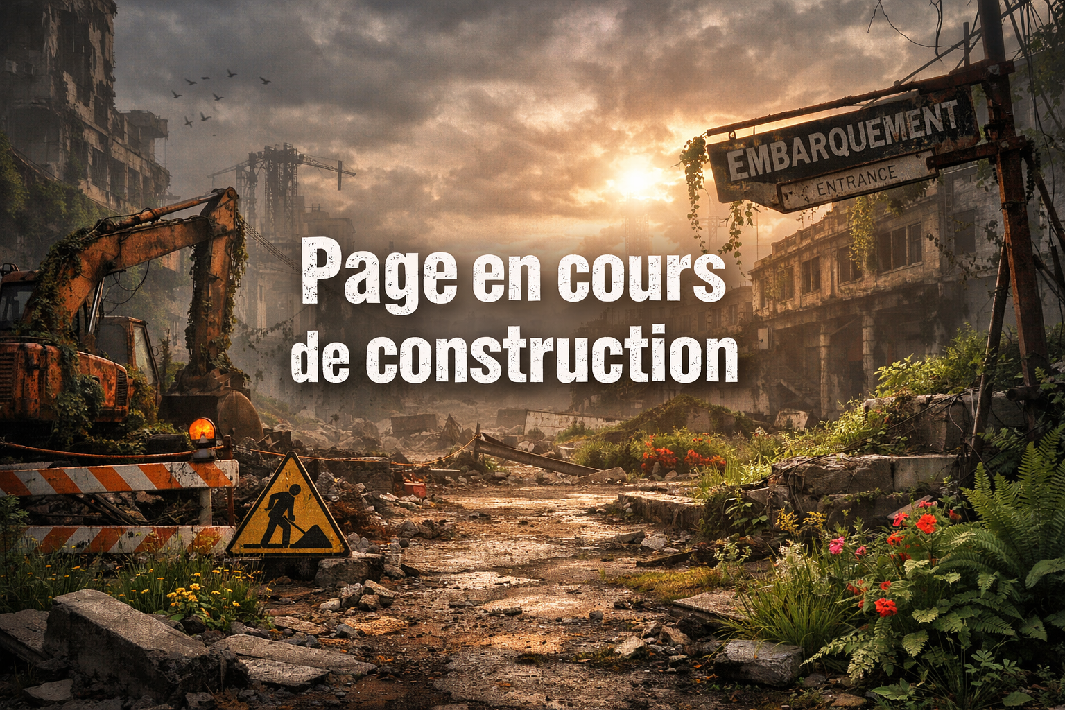 illustration page en cours de construction